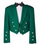 Prince charlie green waistcoat & jacket set