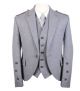 Argyle light grey arrocher wool tweed jacket