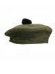 Beanie Glengarry Hat Plain Olive