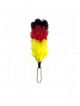 Black Red & Yellow Feather Hackle