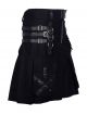 Buy Men's Black Gothic Utility Kilt