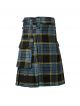 Causal Tartan Kilt With Cargo Pockets
