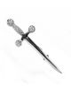 Claymore Masonic Head Kilt Pin
