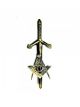 Claymore Sword Masonic Kilt Pin