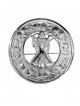 Crest Thistles Border Kilt Plaid Brooch