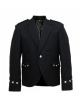 Military Black Wedding Jacket Kilt For Men