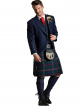 Tweed Kilt Navy Blue Outfit