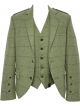 Tweed Set Weathered Green Crail Checked