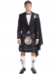 Prince Charlie Fly Plaid Jacket and Kilt Outfit
