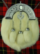 White Rabbit Fur Sporran
