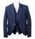 Argyle jacket breamar blue wool tweed and vest