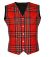 Tartan stewart royal vest