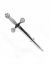 Claymore Masonic Head Kilt Pin