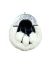 Rabbit Fur White & Black Sporran