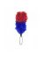 Red & Blue Feather Hackle