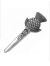 Round Emblem Thistle Scottish Kilt Pin 
