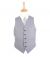 Arrochar wool light grey tweed vest